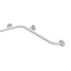 Angolare di sicurezza da cm 70x120 in acciaio rivestito in nylon bianco