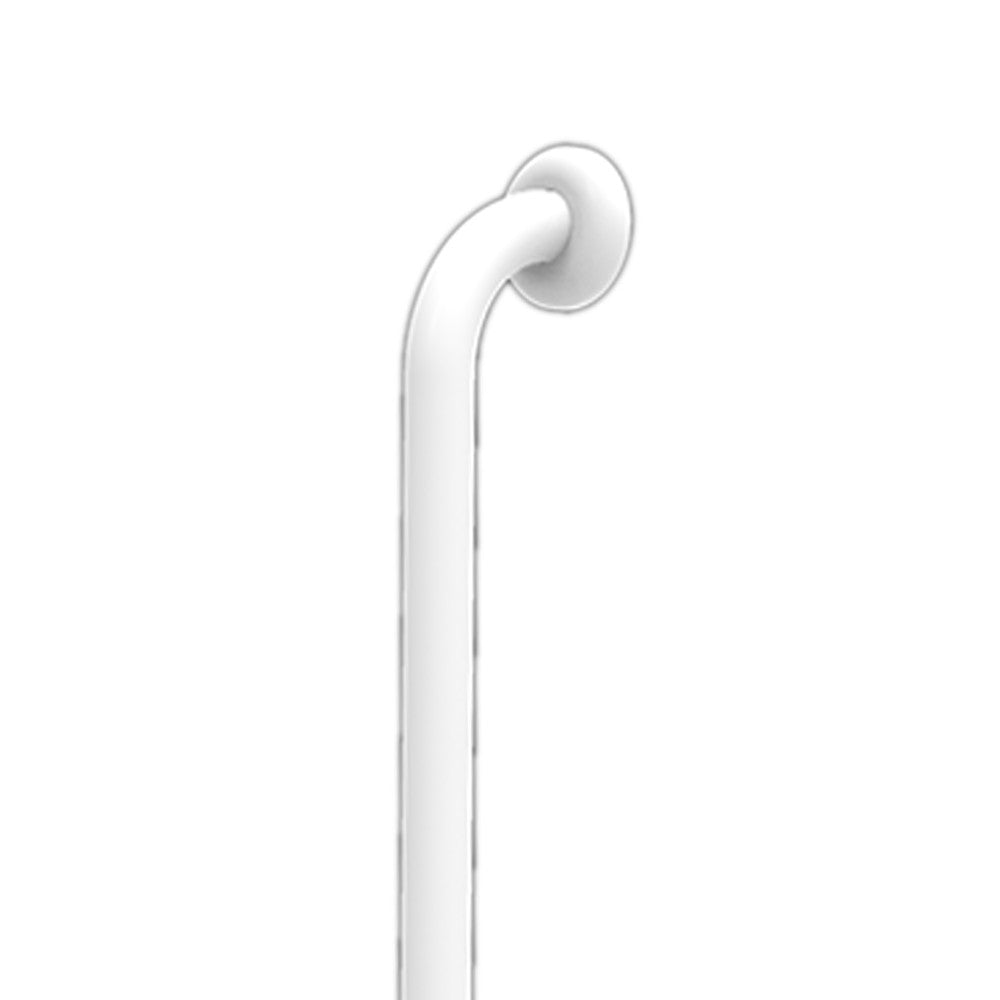 Maniglia ausilio disabili bianca in acciaio inox rivestito