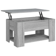 Tavolino da salotto | Tavolino da caff¨¨ | Tavolino da Soggiorno Grigio Sonoma 79x49x41 cm Legno Multistrato