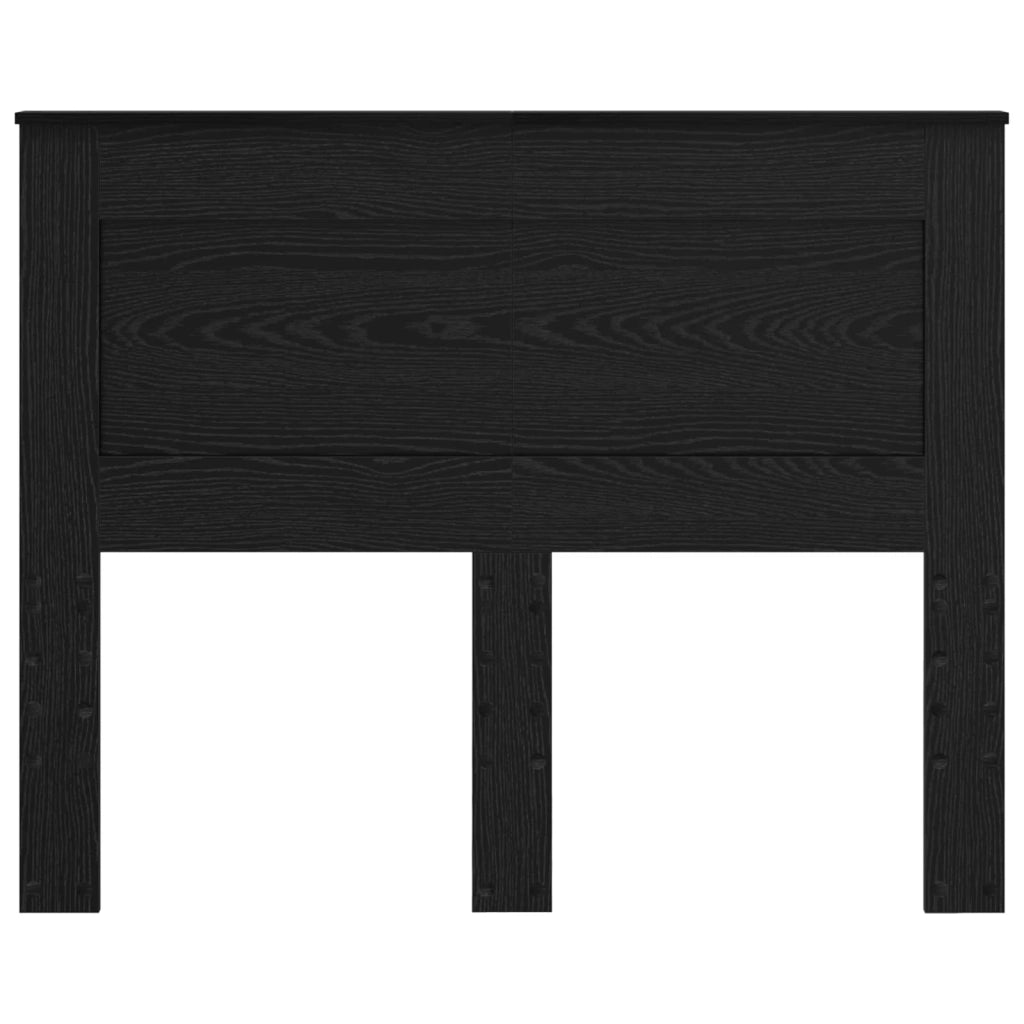 Testiera | Testata con Testiera | Testata Rovere Nero 120 cm Legno multistrato