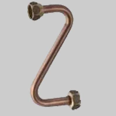 TUBO RAME PER GALLEGGIANTE GEBERIT  Ø 10  dado 3/8     MADE IN ITALY