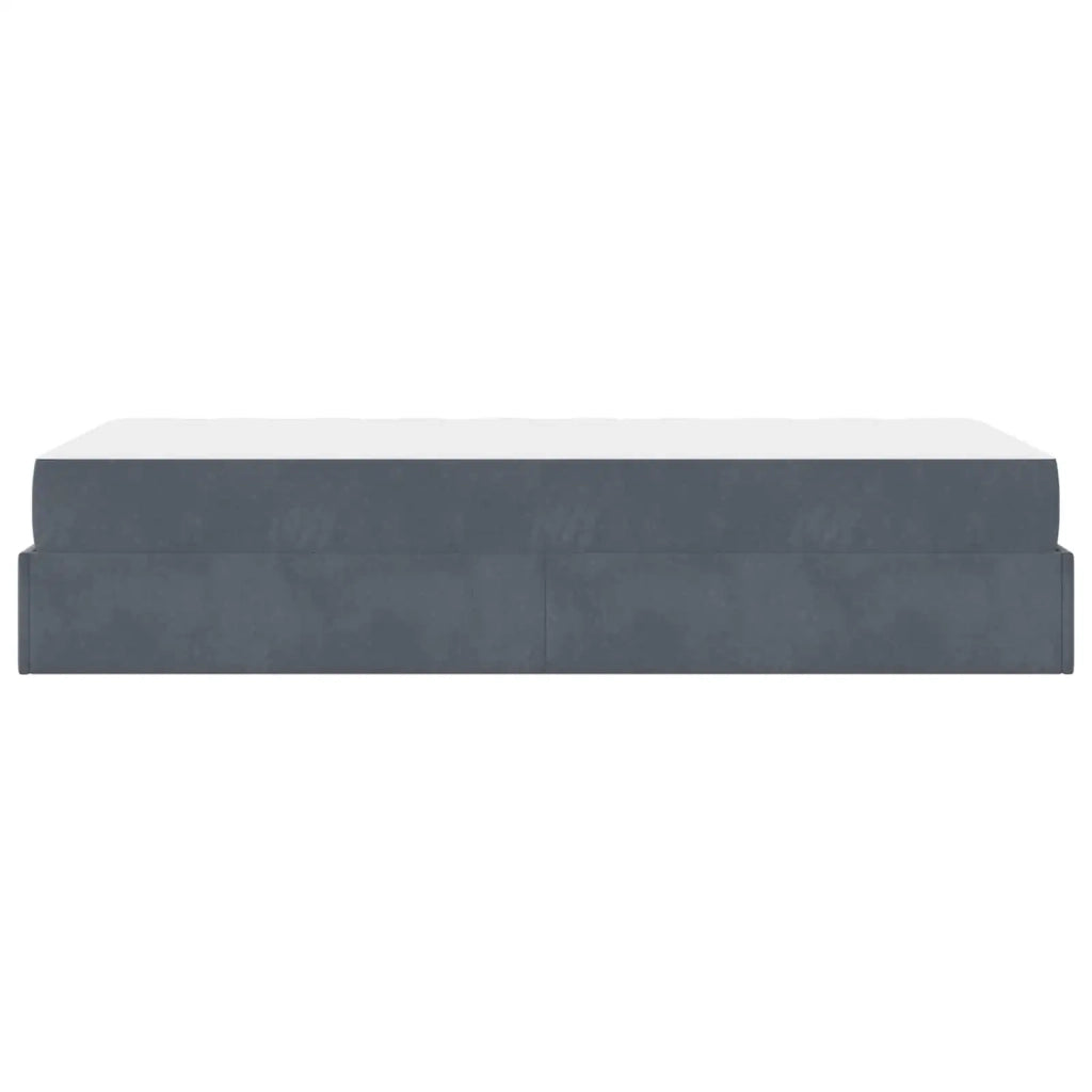 Struttura letto con materasso 2 pcs Grigio Sfumato Velluto