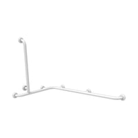 Maniglia disabili e terza età bianca angolare 120x70x70 cm