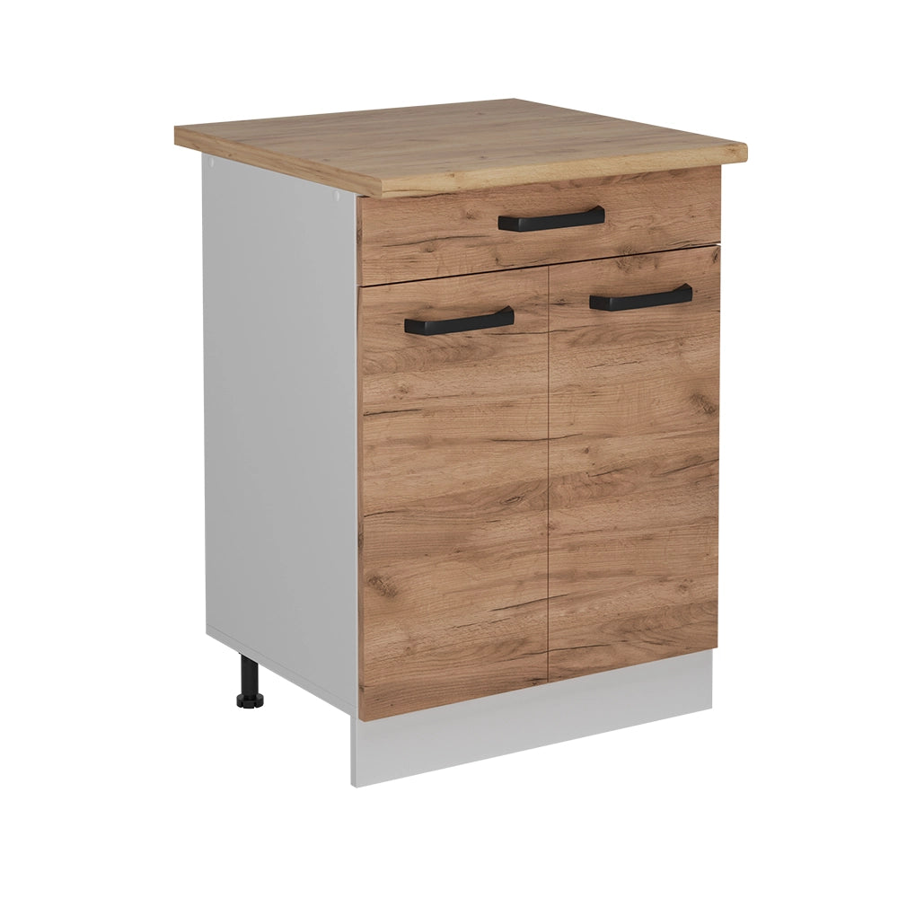 Vicco Mobiletto base per cucina Quercia dorata 60 cm PL Rovere