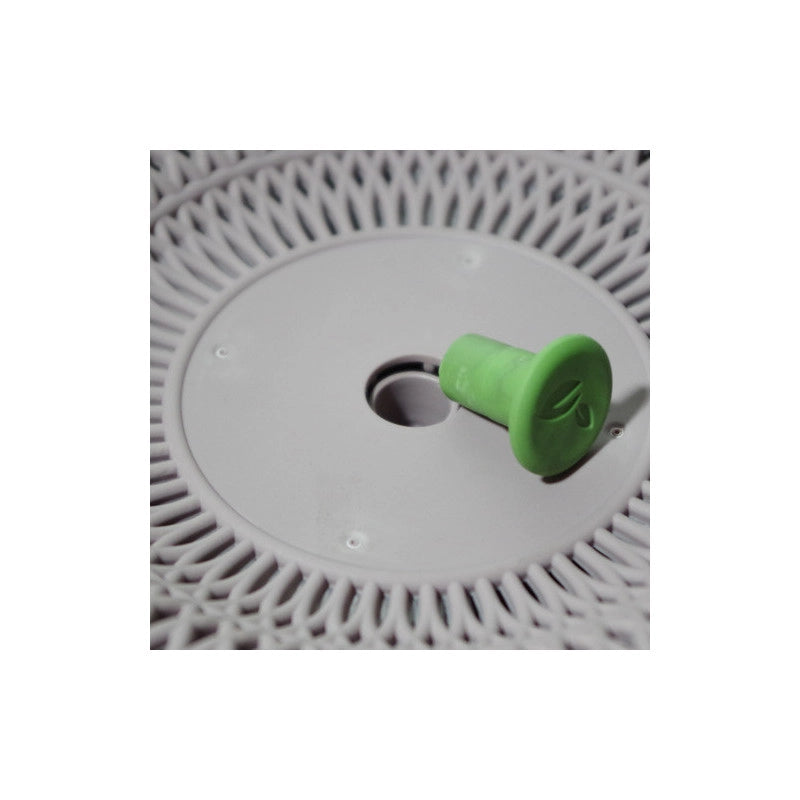 Pot + Cache pot CURVER aspect tricotÃ© - Beige - Taille M