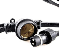 Catenaria Luminosa Catena Lampadine E27 Illuminazione Esterno 10 Mt Novaline