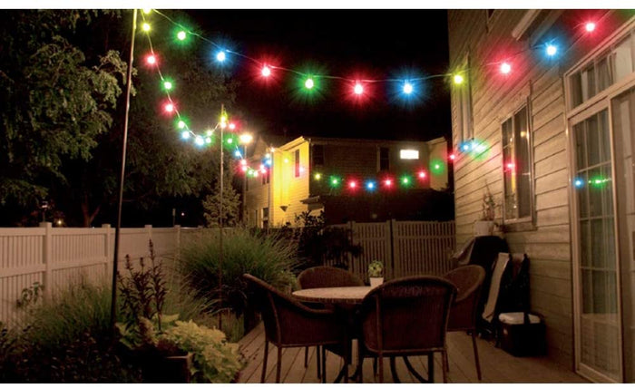 Catenaria Luminosa Catena Lampadine E27 Illuminazione Esterno 10 Mt Novaline