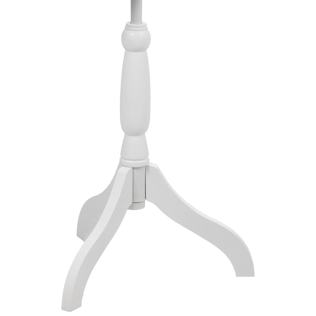 Manichino in legno e schiuma rivestito in tessuto panna 24x37,5x168h