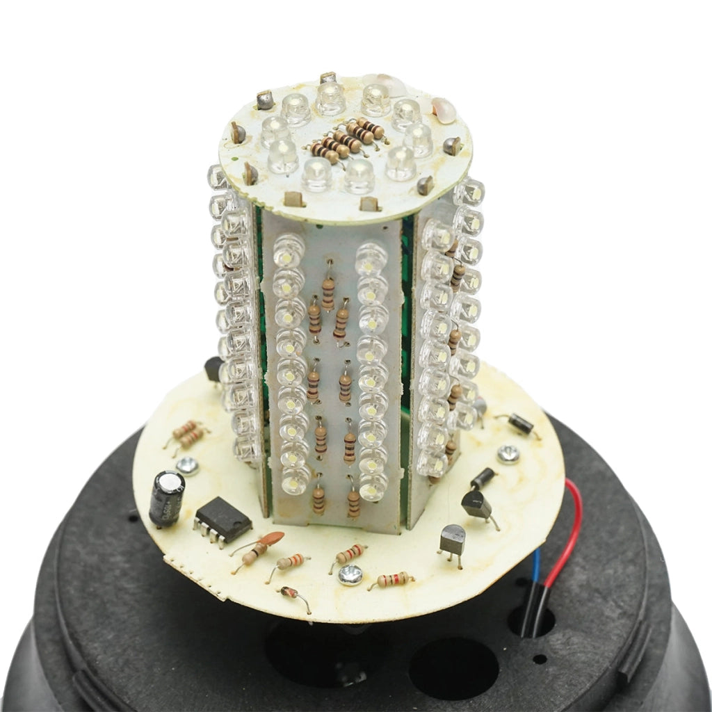 Lampeggiante LED 24V con base magnetica e alimentazione da accendisigari