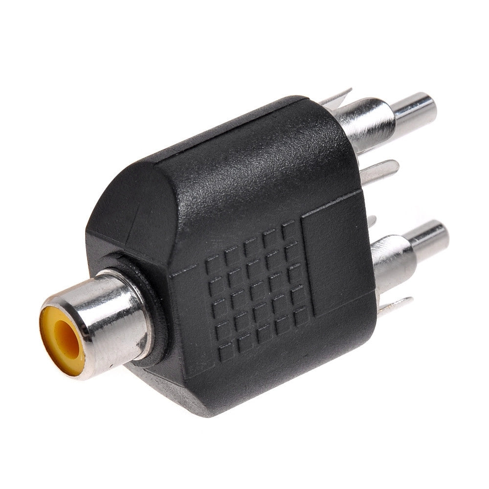 Trade Shop - Connettore Adattatore Splitter A Y Audio 2 X Rca Maschio A Rca Femmina C-050 -