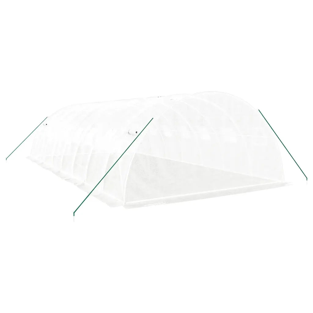 Serra con Telaio in Acciaio Bianco 32 mÂ² 8x4x2 m