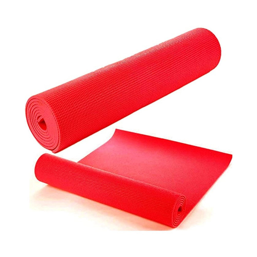 Trade Shop - Tappetino Yoga In Pvc 61x173x0.6 Cm Tappeto Aerobica Fitness Pilates Palestra -