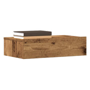 Comodino-Tavolino da notte Legno Antico 60x35 cm in Legno Multistrato