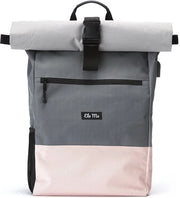 Borsa da donna | Stile e progettazione elegante | per università, viaggi, tempo libero e lavoro | con tasca per laptop e sacchetto anti furto | Rosa