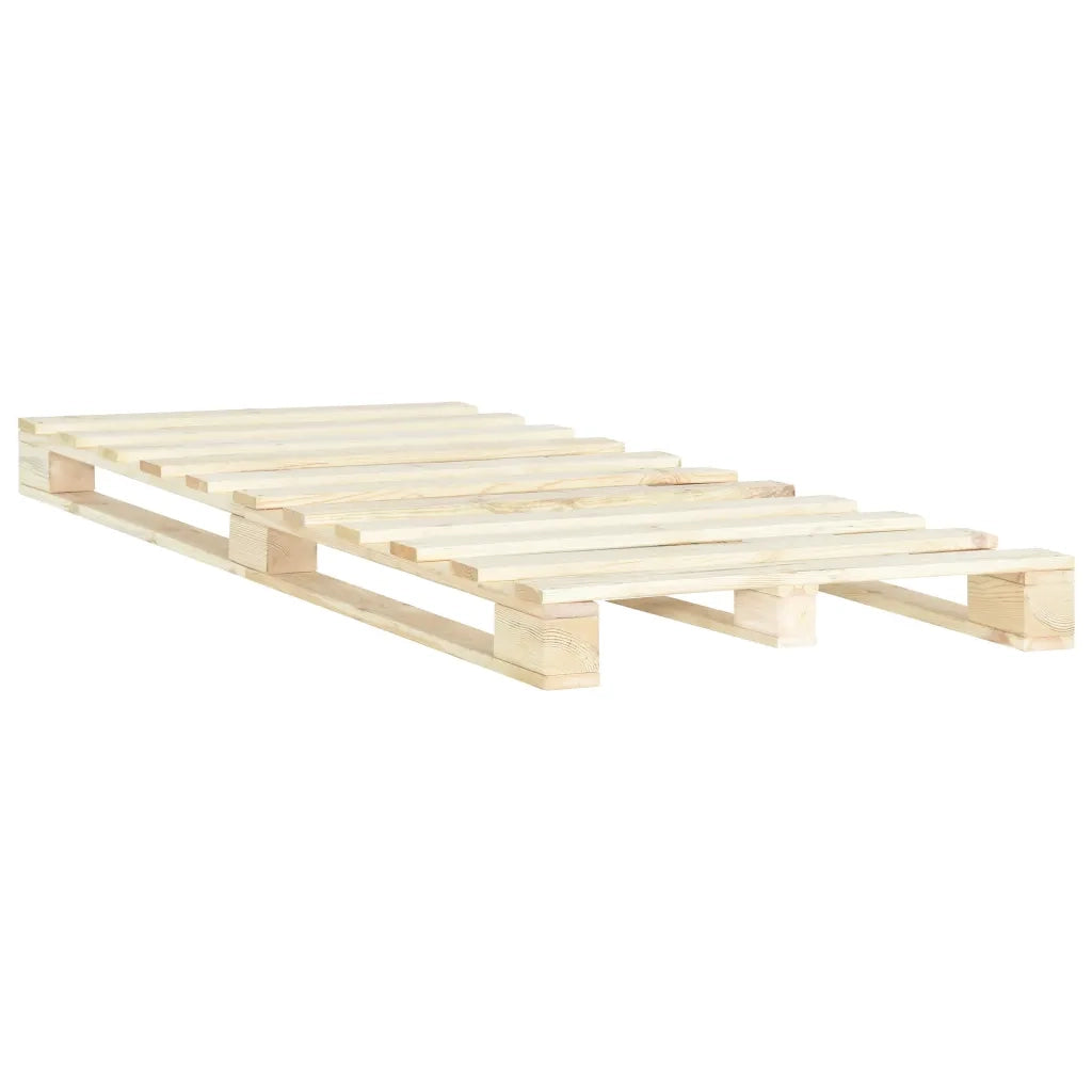 Giroletto in Pallet-Struttura Letto di Legno Massello di Pino 120x200 cm 772276