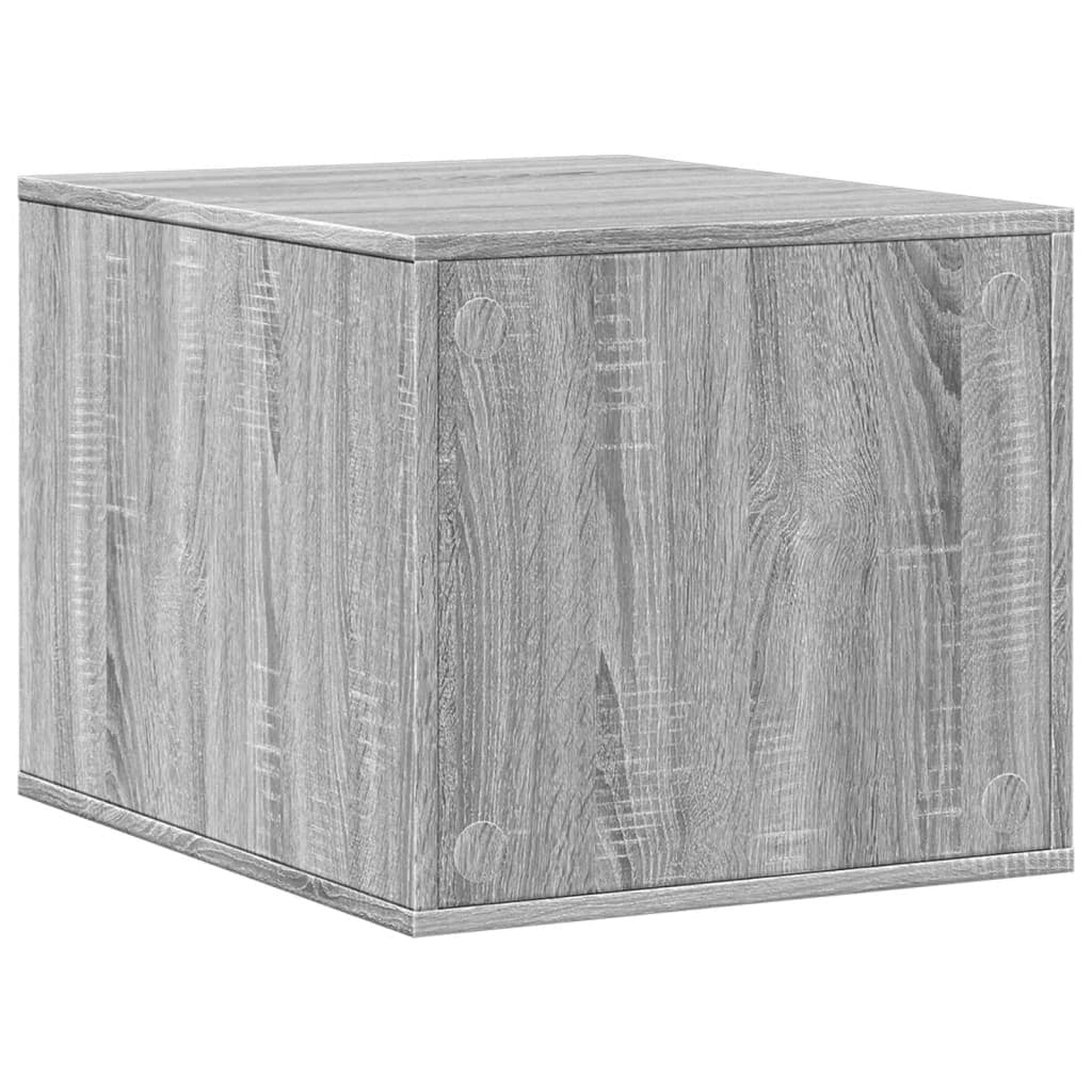 Mobiletto per lettiera per gatti in legno ingegnerizzato Sonoma grigio 02_0043336