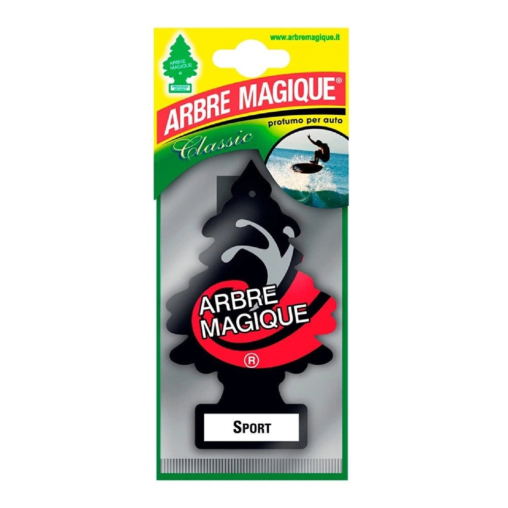 Trade Shop - Arbre Magique Mono Deodorante Profumatore Per Auto Profumazione Fragranza Sport -