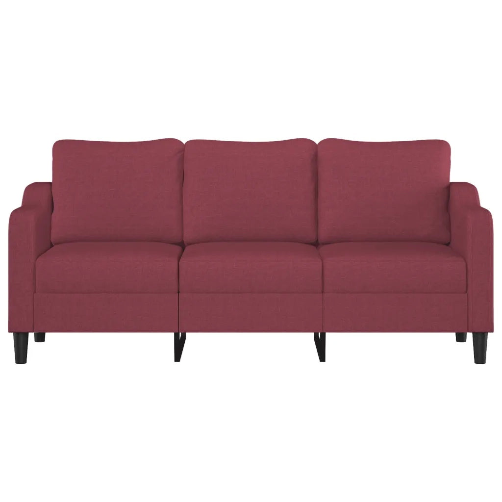 Divano a 3 Posti Rosso Vino 180 cm in Tessutocod mxl 109364