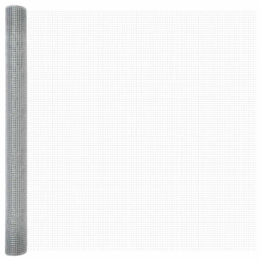 Palo della recinzione Argento 50 x 1,5 m (maglia 16 x 16 mm)