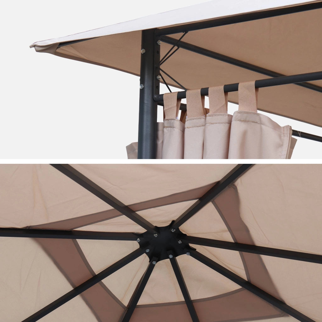 Copertura per pergola 3x3m, beige