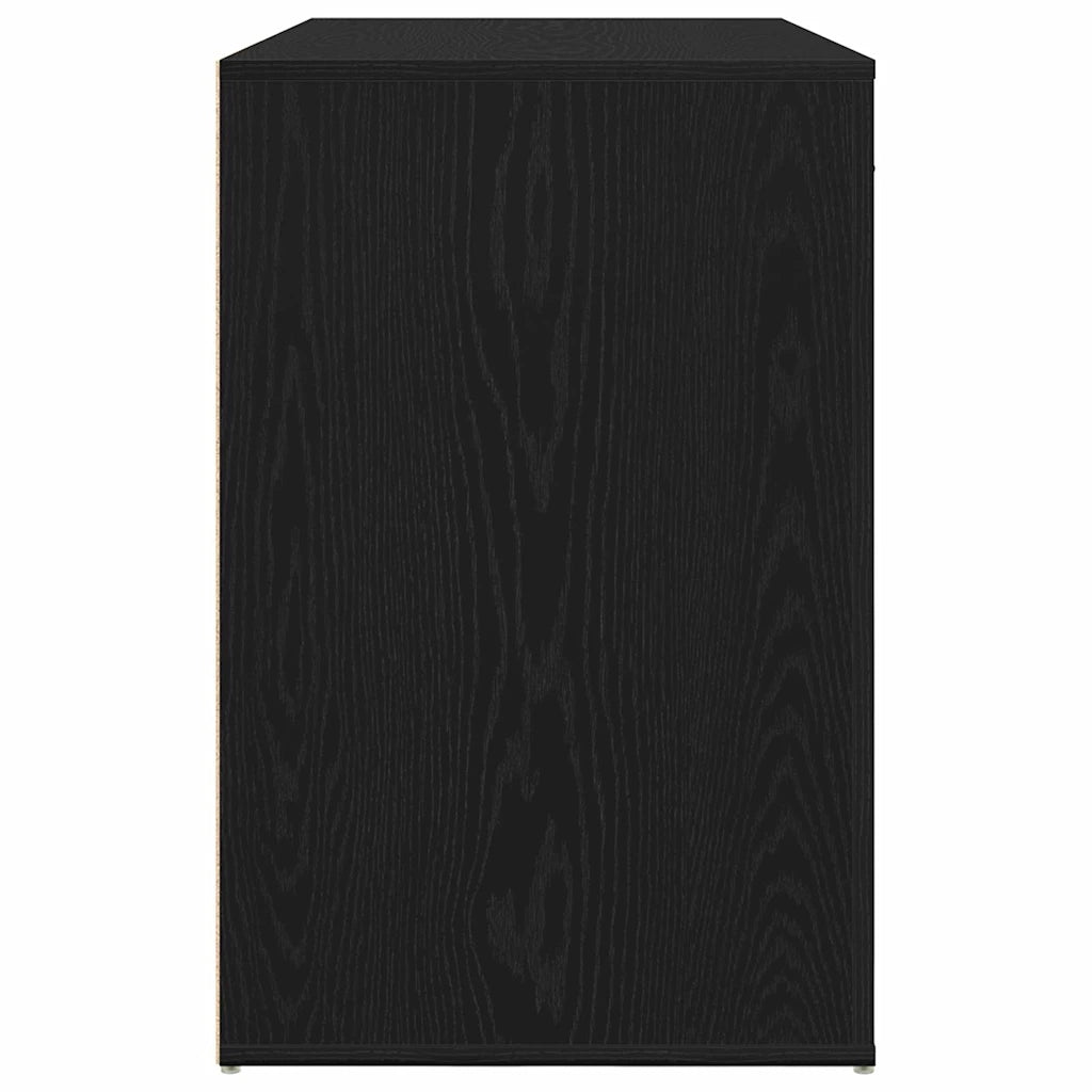 Scrivania Rovere Nero 100 x 49 x 74 cm Legno multistrato 862804