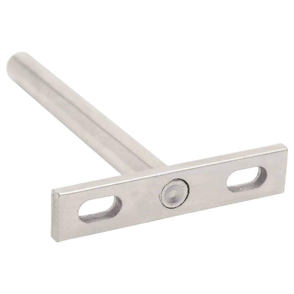 vidaXL Staffe Mensole Galleggianti 12pz Ø10x100 mm Acciaio al Carbonio