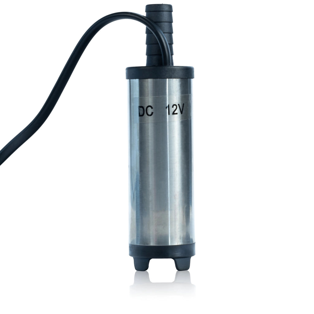 Pompa Elettrica per Carburante 12V – Acciaio Inossidabile, 12 L/Min | Uso Domestico e Officina