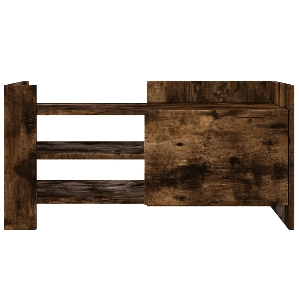 Mobile TV | Armadietto TV | Mobile Porta TV Rovere Fumo 80x35x40 cm in Legno Multistrato
