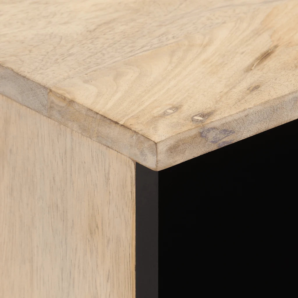 Mobile Porta TV 100x33x46 cm in Legno Massello di Mango 358264