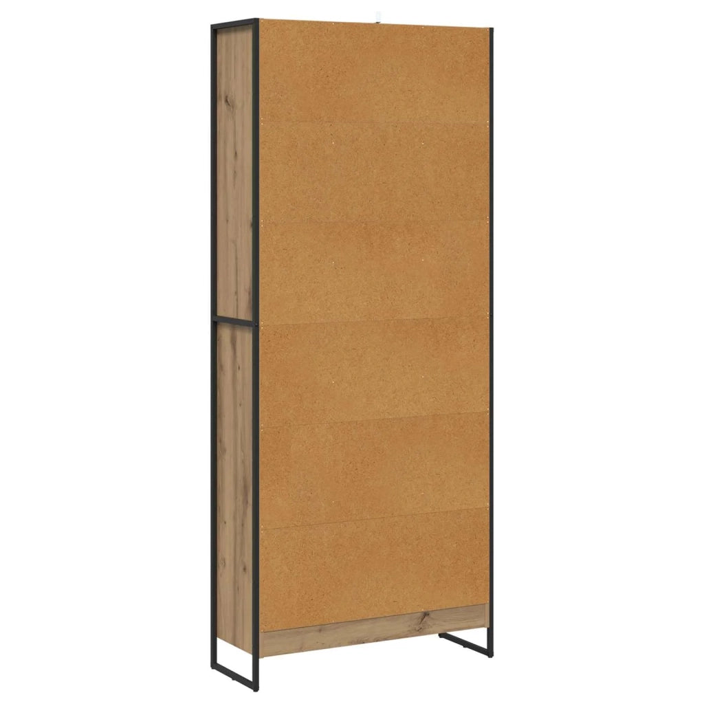 Armadio per Libri 2 pcs Rovere Artigianale 80 x 30 x 189,5 cm 3403015