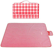 Tenda da picnic resistente all'acqua e al sabbia - 59 x 39 pollici (circa 149,9 x 99,1 cm), grande tenda da spiaggia. 

Idonea per esterni, trasportabile, ripiegabile, idonea per campeggi, parchi, famiglie, adulti, bambini e animali domestici (rosso).