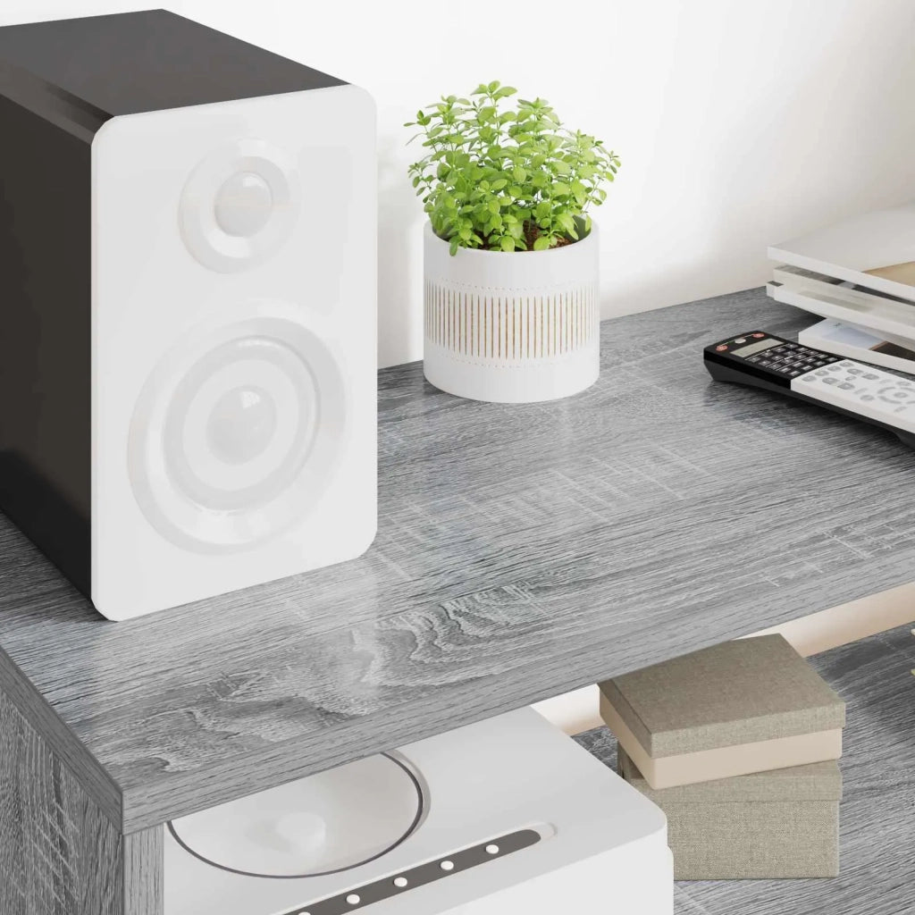 Mobile TV Grigio Sonoma 100 x 30 x 40 cm Legno multistrato 8000337