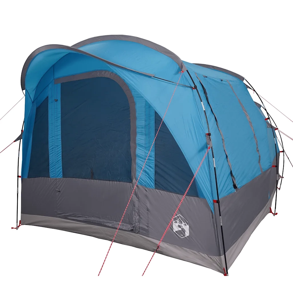 Tenda da campeggio | Tenda da campo a Tunnel per 3 Persone Blu Impermeabile