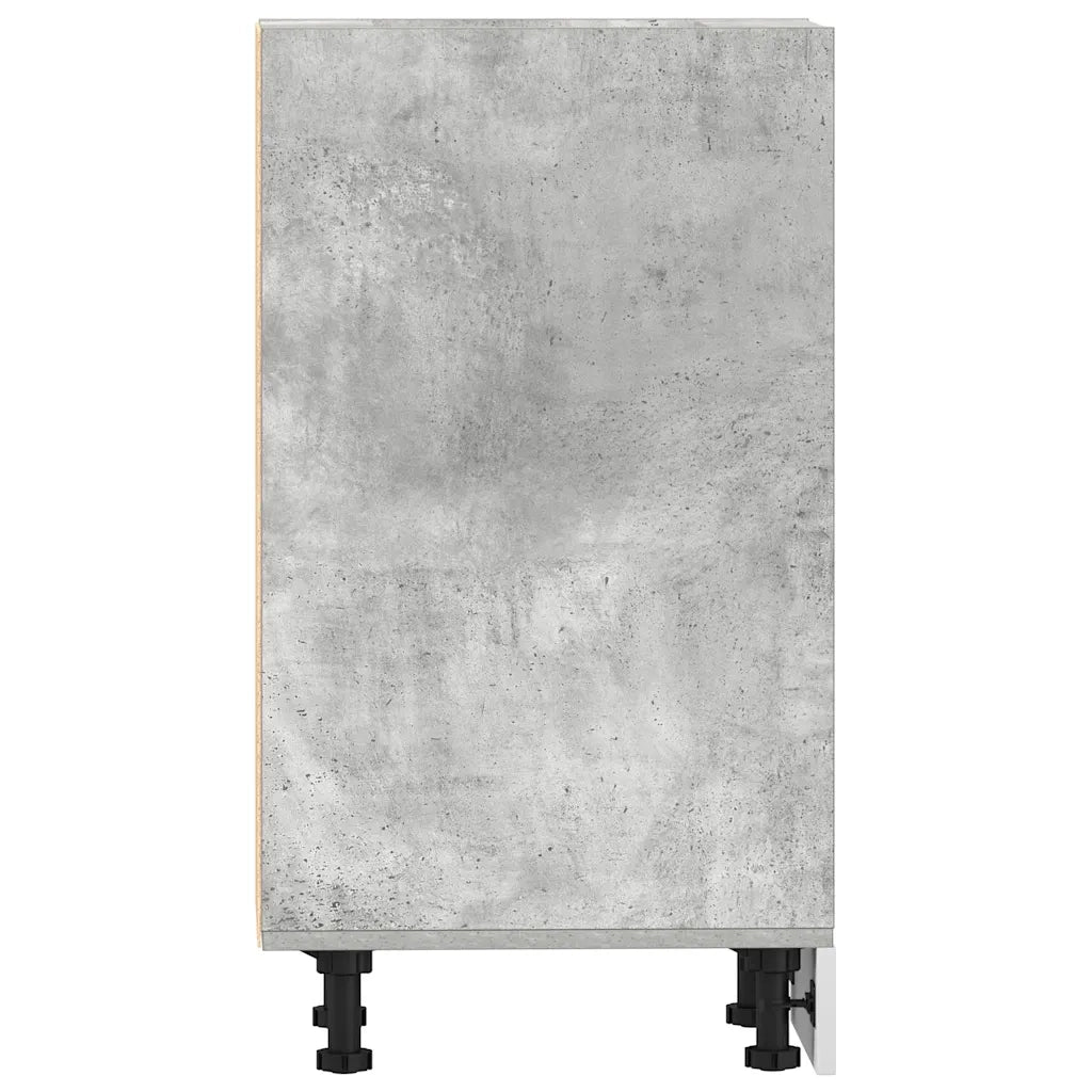 Armadio Inferiore “Riga” Grigio Cemento 40x44,5x81,5 cm 854205