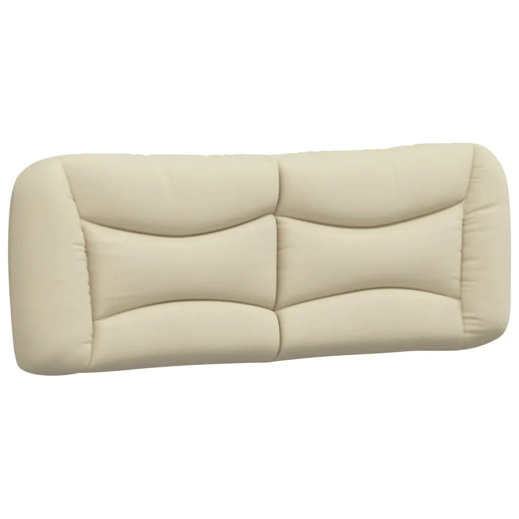 Letto con Materasso Hvar Crema 120x200 cm in Tessuto 3208525