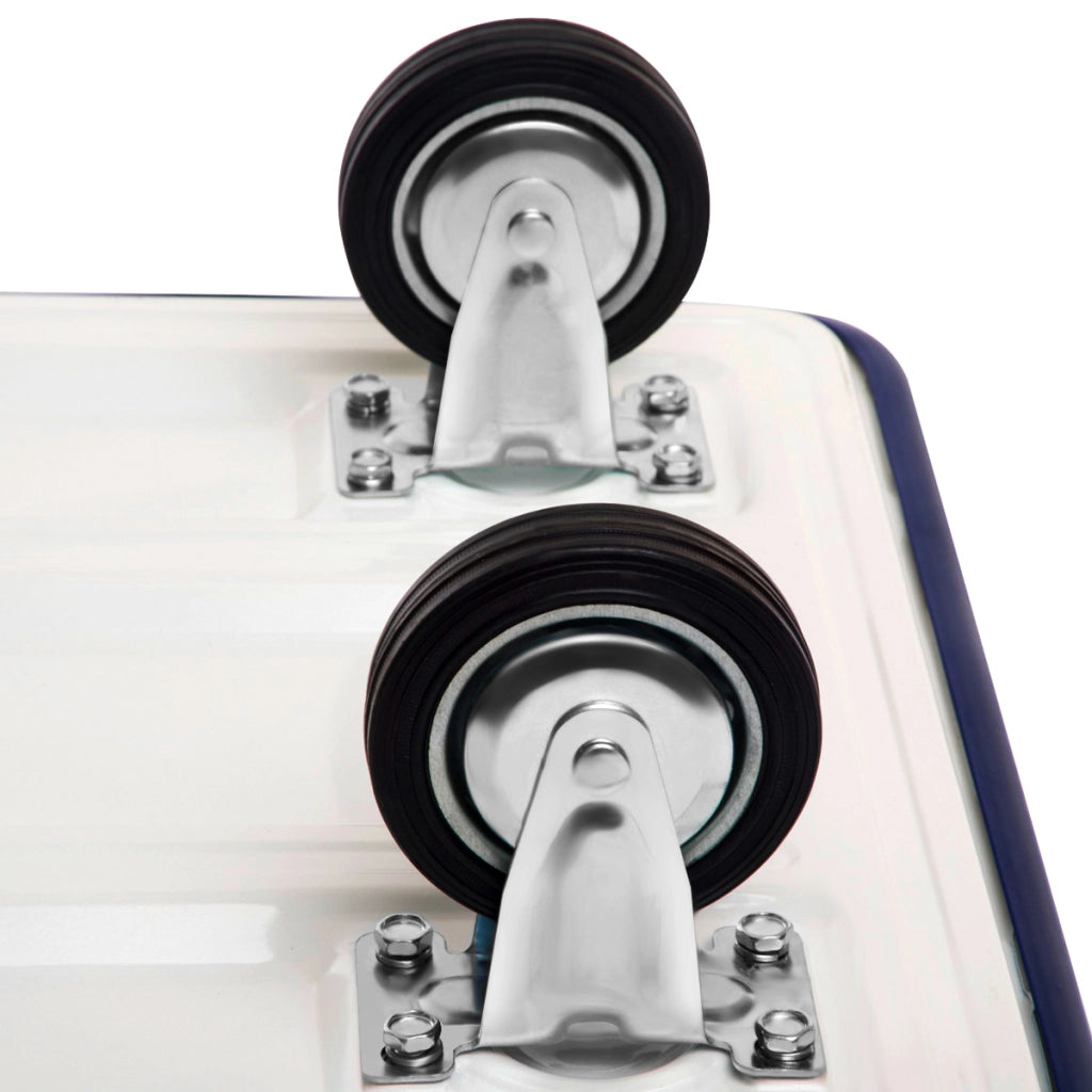 Carrello pieghevole per trasporto carrellino pianale mobile per carico, Carrello pieghevole capacit¨¤ di peso 150 kg Blu-Deposito utensili Tool