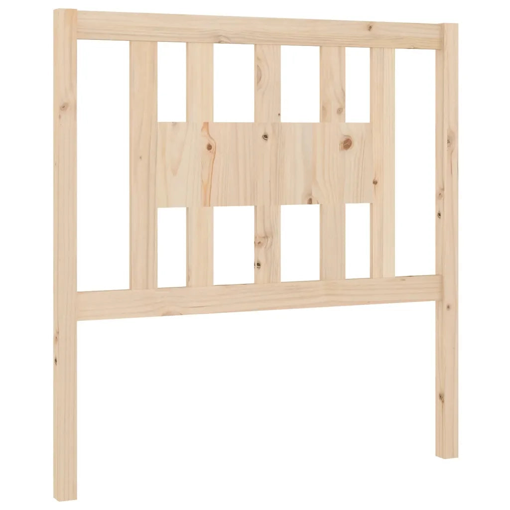 Testiera per Letto-Testata-Testiera Decorativa 96x4x100 cm in Legno Massello di Pino 666623