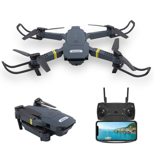 Mini Drone Quadricottero Pieghevole con Telecamera 1080P HD e Telecomando Wifi