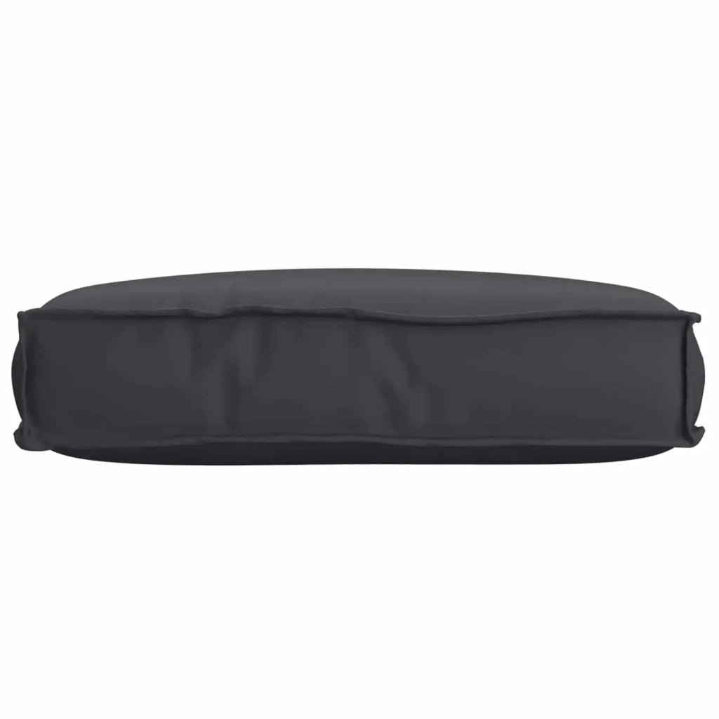 Cuscino Nero 60 x 40 x 8 cm Tessuto Oxford 42001612