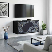 Mobile TV da Parete DOKKUM 69 x 33 x 40 cm Rovere Nero 8007126