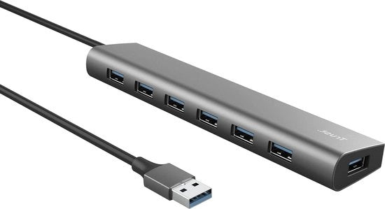 Hub USB 7 Porte 3.2 Gen 1 Stazione di Docking USB-C Porta di Alimentazione - Velocità di Trasferimento 5Gbps - Divisore USB - Cavo USB di Estensione Compatto - Laptop PC per MacBook Pro.