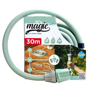 Kit tubo estensibile da 30 metri di diametro 1/2" con doccetta