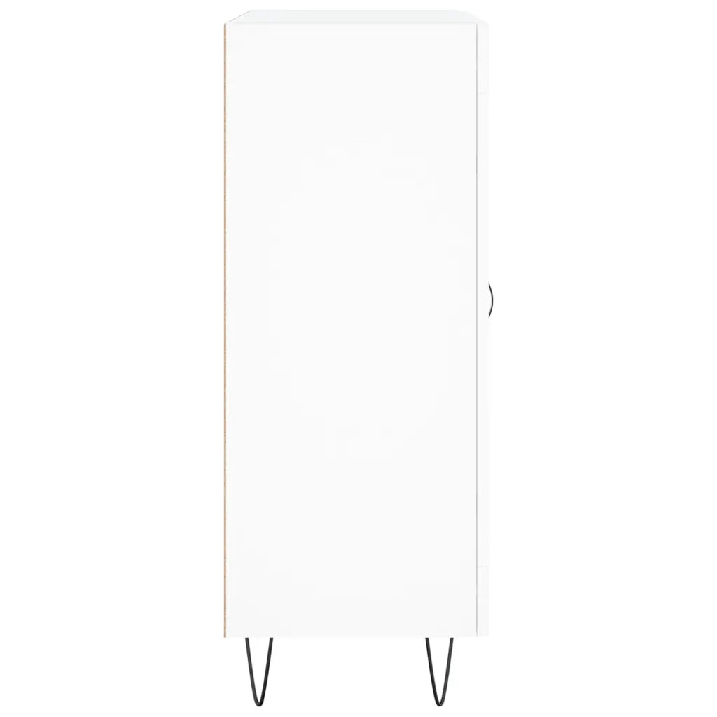 Credenza | Madia | Buffet da pranzo | Armadio da pranzo Bianca 69,5x34x90 cm in Legno Multistrato