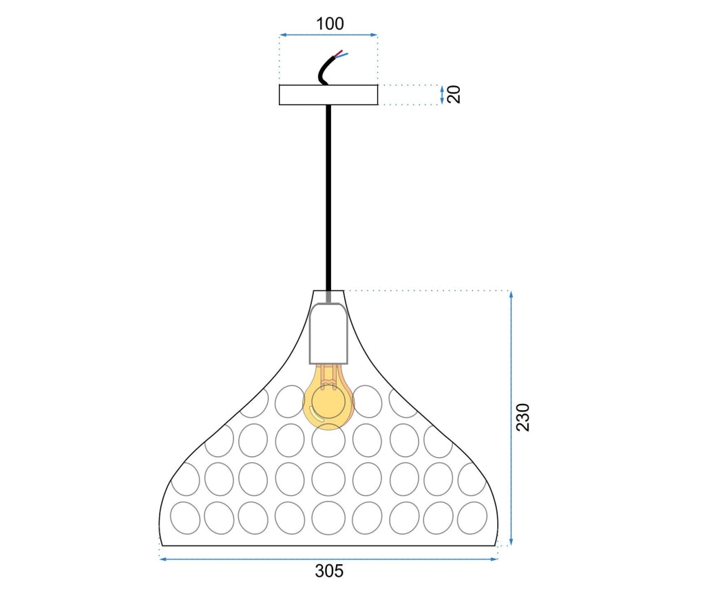 Lampada Da Soffitto Rispecchiata Silver APP272-1CP