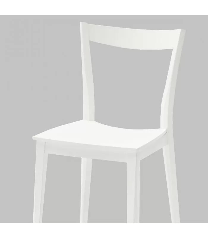 Set 2 sedie moderne legno bianco seduta legno 40x37x81