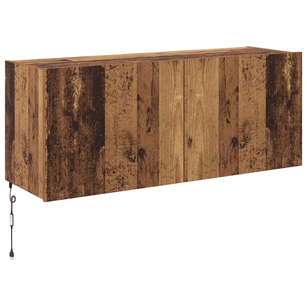 Mobile TV da parete-Mobile TV a Muro-Credenza TV Legno vecchio 100 x 35 x 41 cm