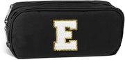 Etui personalizzato per attrezzatura scolastica, grande borsa con cerniera, borsa semplice, organizzatore per ufficio, borsa con iniziali per bambini e adolescenti.