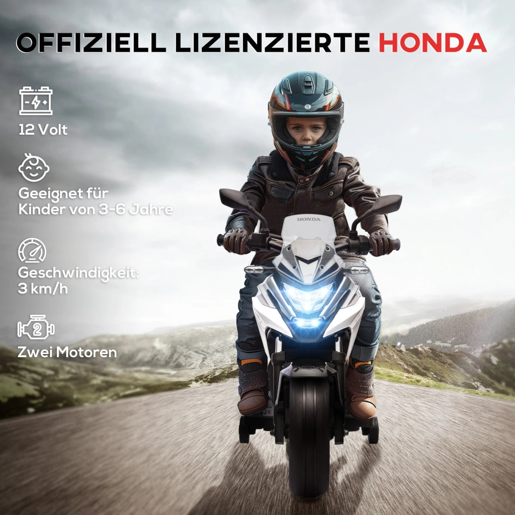 Moto elettrica per bambini ¨C zephmum ¨C Bianco