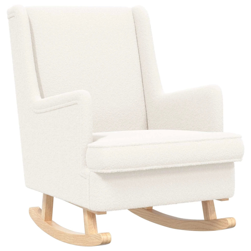 Poltrona con Ottomano 2 pz Crema Bouclé 3418855