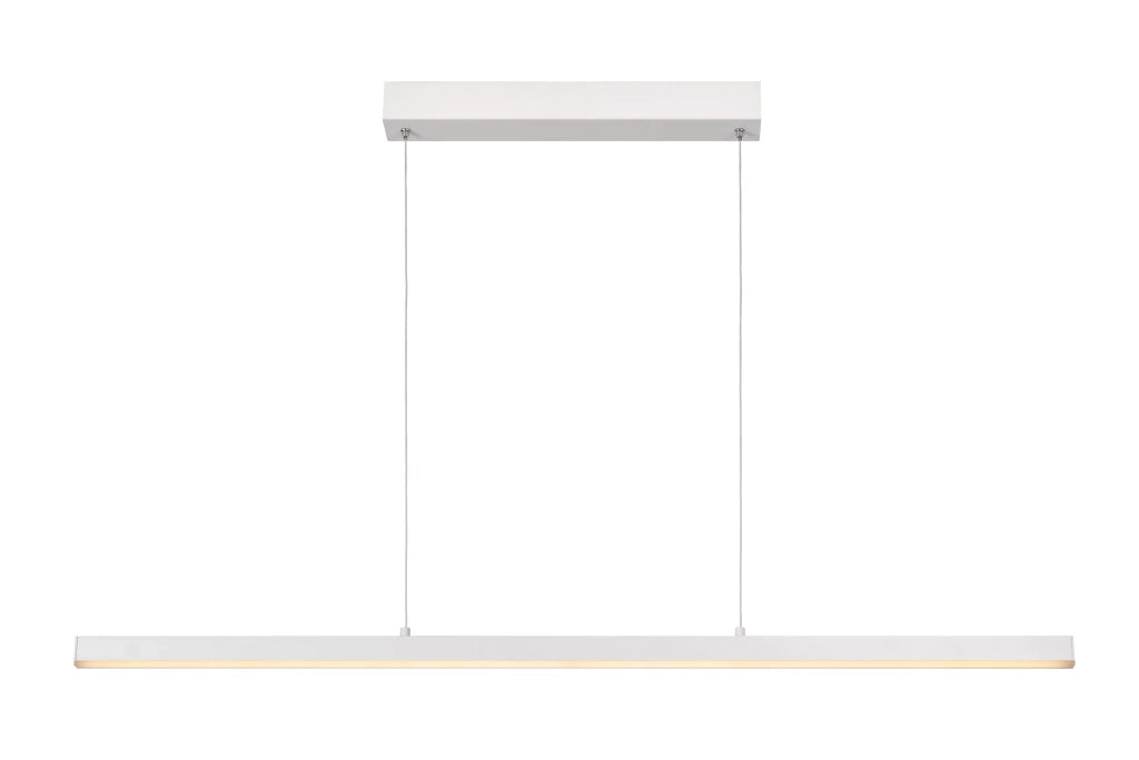 Lampada a sospensione moderna bianca 120cm Lucide Sigma LED 30W